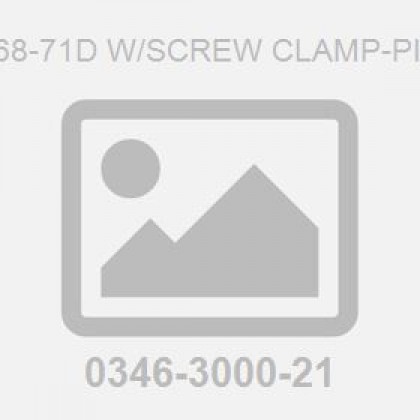M 68-71D W/Screw Clamp-Pipe